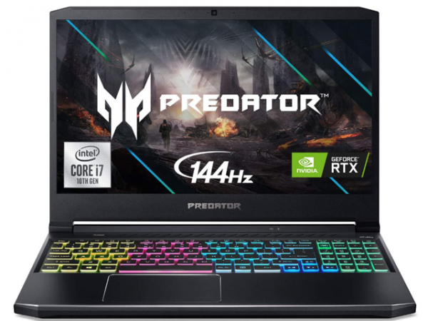 2020 Acer Predator Helios 300 Gaming Laptop, Intel i7-10750H, NVIDIA GeForce RTX 2060 6GB, 15.6" Full HD 144Hz 3ms IPS Display, 16GB Dual-Channel DDR4, 512GB NVMe SSD, WiFi 6, RGB Keyboard Acer America