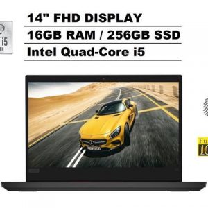 2020 Lenovo ThinkPad E14 14" FHD Full HD 1080p IPS Business Laptop (Intel Quad-Core i5-10210U, 16GB DDR4 RAM, 256GB PCIe M.2 SSD) Type-C, 720p Webcam, Fingerprint, HDMI, RJ-45, Windows 10 Pro Lenovo
