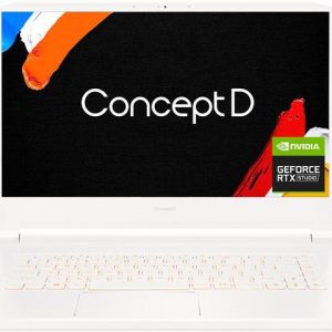 Acer Laptop ConceptD 7 CN715-72G-703T Intel Core i7 10th Gen 10875H (2.30 GHz) 32 GB Memory 2 TB SSD NVIDIA GeForce RTX 2080 SUPER Max-Q 15.6" 4K/UHD Windows 10 Pro 64-bit Acer America