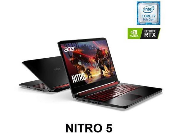 Acer Nitro 5 15.6" Customized Gaming Laptop, Intel 6 Core i7-9750H32GB DDR4 RAM 1024GB SSD 1TB HDDFHD IPS 144Hz Display, GeForce RTX 2060, Wi-Fi 6, Red Backlit Keyboard, Win10 Home, Black Acer America