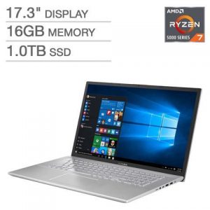 Asus 17.3" VivoBook AMD 8-CORE Ryzen 7 16GB RAM 1TB SSD Notebook Laptop S712UA-IS79 ASUS