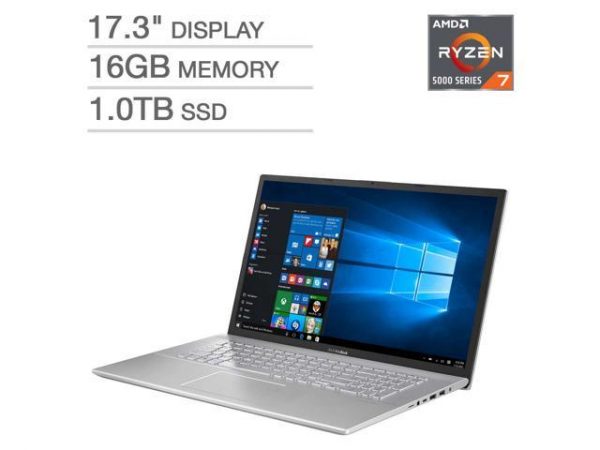 Asus 17.3" VivoBook AMD 8-CORE Ryzen 7 16GB RAM 1TB SSD Notebook Laptop S712UA-IS79 ASUS