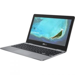 ASUS Chromebook C223NA-DH02 11.6" HD, Intel Dual-Core Celeron N3350 Processor (Up to 2.4GHz) 4GB RAM, 32GB eMMC Storage, Grey ASUS