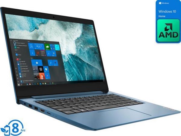 Lenovo IdeaPad 1 Notebook, 14" HD Display, AMD Athlon Silver 3050e Upto 2.8GHz, 4GB RAM, 1TB NVMe SSD, Vega 3, HDMI, Card Reader, Wi-Fi, Bluetooth, Windows 10 Home S Lenovo