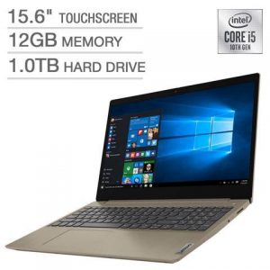 Lenovo IdeaPad 3 15.6" Touchscreen Laptop - 10th Gen Intel Core i5-1035G1 Notebook 81WE00LDUS 12GB Memory RAM 1TB HDD Lenovo
