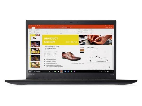 Lenovo ThinkPad T470s Windows 10 Pro LTE 4G Laptop - Intel Core i5-6300U, 8GB RAM, 1TB SSD, 14" IPS FHD (1920x1080) Matte Display, Fingerprint Reader, Black Color Lenovo