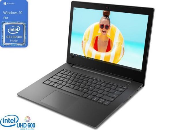 Lenovo V130 Notebook, 15.6" HD Display, Intel Celeron N4000 Upto 2.6GHz, 8GB RAM, 1TB SSD, UK Keyboard, DVDRW, HDMI, Card Reader, Wi-Fi, Bluetooth, Windows 10 Pro Lenovo