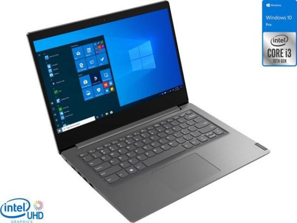 Lenovo V14 Laptop, 14" FHD Display, Intel Core i3-1005G1 Upto 3.4GHz, 4GB RAM, 512GB NVMe SSD, HDMI, Card Reader, Wi-Fi, Bluetooth, Windows 10 Pro Lenovo