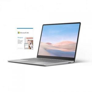 Microsoft Surface Laptop Go 12.4" Touchscreen Intel Core i5 8GB RAM 128GB SSD Platinum + Microsoft 365 Personal 1 Year Subscription For 1 User Microsoft