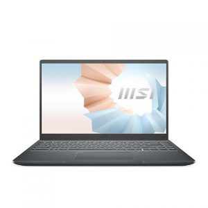 MSI - Modern 14"Laptop - Intel Core i7-1165G7 - 16GB Memory - 512GB Solid State Drive - Carbon Gray (MODERN14B288) MSI