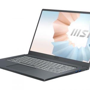 MSI - Modern 15.6" Laptop - Intel Core i7 - 16GB Memory - 512GB SSD - Carbon Gray A11M-004US Notebook MSI