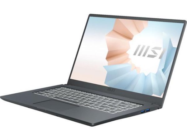 MSI - Modern 15.6" Laptop - Intel Core i7 - 16GB Memory - 512GB SSD - Carbon Gray A11M-004US Notebook MSI