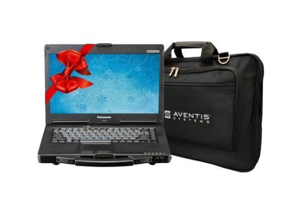 Panasonic Toughbook CF-53 Laptop PC Bundle with Laptop Bag, i5-2520M,16GB, 500GB SSD, Win 10, Touchscreen (Renewed) (CF53RL2B) Panasonic