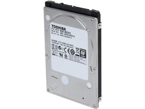 TOSHIBA MQ01ABD075 750GB 5400 RPM 8MB Cache SATA 3.0Gb/s 2.5" Internal Notebook Hard Drive Toshiba