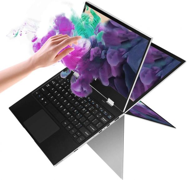 2 in 1 Laptop Windows 10 Laptop Computers, Ezbook X1 Full HD Touchscreen Laptop Display 11.6 inch 6GB RAM 128GB ROM