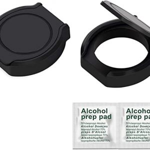 2 Pack Webcam Cover, Computer Camera Privacy Cover Lens Shutter Cap Hood with VHB 3M Strong Adhesive, Stream Webcam Cover Compatible with Logitech HD Pro Webcam C270/C615/C920/C930e/C922X (Big Size)