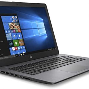 2019 HP Stream Laptop 14inch, Intel Celeron N4000, Intel UHD Graphics 600, 4GB SDRAM, 32GB SSD, HDMI, Win10, 14-cb164wm Brilliant Black (Renewed)