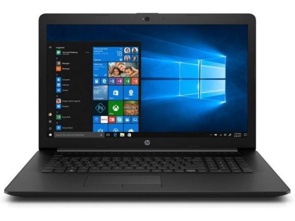 2020 HP 17.3" HD+ Premium Laptop Computer, AMD Ryzen 5 3500U Quad-Core Up to 3.7GHz, 12GB DDR4 RAM, 256GB SSD, DVDRW, AMD Radeon Vega 8, 802.11ac WiFi, Bluetooth 4.2, USB 3.1, HDMI, Black, Windows 10 HP