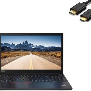 2020 Lenovo ThinkPad E15 15.6" FHD Full HD (1920x1080) Business Laptop (Intel 10th Quad Core i5-10210U, 16GB DDR4 RAM, 512GB PCIe SSD) Type-C, HDMI, Windows 10 Pro + HDMI Cable