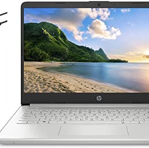 2021 HP 14" Full-HD IPS Laptop for Business and Student, 11th Gen Intel i3-1115G4 (Up to 4.1GHz, Beat i5-1035G4), 16GB RAM, 512GB PCIe SSD, Fingerprint, HDMI, Fast Charge, w/Ghost Manta Accessories