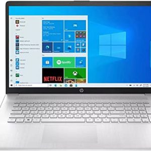 2021 HP 17 Laptop, 17.3" HD+ Touch Display, AMD Ryzen3 3250U Processor, 16 GB RAM, 256 GB SSD, WiFi, Webcam, Long Battery Life, Windows 10 + One Year of Office365, Silver (Latest Model)
