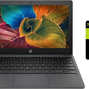 2021 HP Chromebook 11.6" HD (1366 x 768) Laptop, 8-Core MediaTek MT8183 CPU, 4GB RAM, 160GB Storage Space(32GB eMMC+ 128GB Micro SD), Chrome OS, up to 15 Hours Battery Life, Wi-Fi, USB-A&C