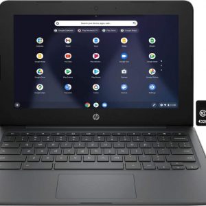 2021 HP Chromebook 11.6 Inch Laptop, Intel Celeron N3350 up to 2.4 GHz, 4GB RAM, 32GB eMMC, WiFi, Webcam, USB Type C, Chrome OS + TiTac Accessory (Zoom or Google Classroom Compatible)