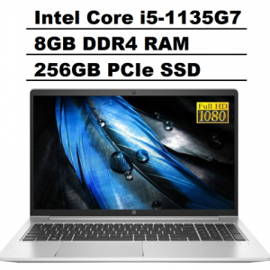 2021 HP ProBook 450 G8 15.6" IPS FHD 1080p Business Laptop (Intel Quad-Core i5-1135G7 (Beats i7-8565U), 8GB RAM, 256GB PCIe SSD) Backlit, Type-C, RJ-45, Webcam, Windows 10 Pro HP