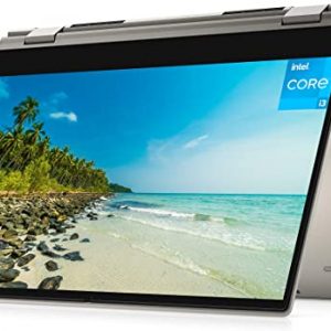 2021 Newest Dell Inspiron 14" 2-in-1 HD Touchscreen Laptop, 11th Gen Intel Core i3-1115G4, 12GB DDR4 Memory, 256GB PCIe SSD, Webcam, Online Class Ready, HDMI, FP Reader, WiFi, Win10 Home, Dune Silver
