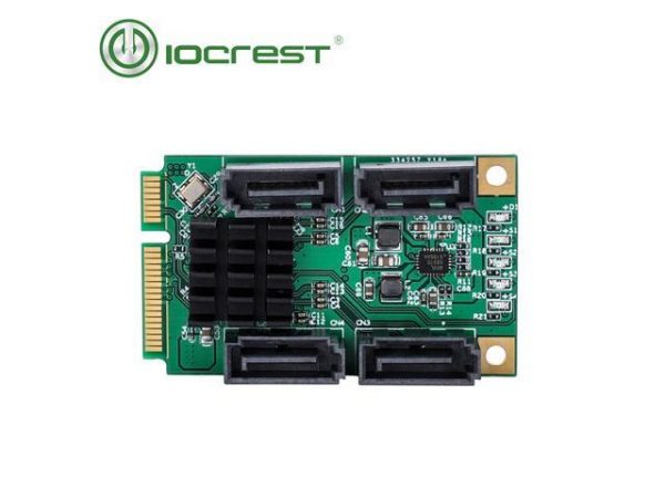 4 Port SATA III 6G Mini PCI Express Marvel 88SE9215 controller Card SATA3.0 mini pci express ssd adapter card General
