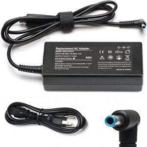 65W Adapter Laptop Charger for HP Chromebook 11 14 G3 G4 X360 Series Notebook Charger 11-v020wm 11-v025wm 11-v010wm 14-q010dx 14-ak013dx; HP Envy x360 15-u010dx 15-u011dx 15-u002xx Supply Cord