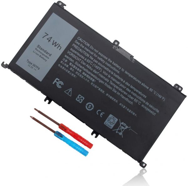 74Wh Type 357F9 71JF4 Battery Compatible with Dell Inspiron 15 7000 7559 7557 7567 7566 7759 15 5576 5577 INS15PD Series 15-7559 0GFJ6 P57F 071JF4 0357F9 6 Cell 11.1V 11.4V Li-ion Laptop Battery New