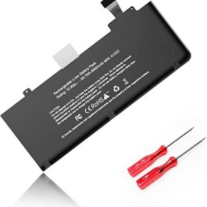 A1278 A1322 Battery POWERWOO Battery for MacBook Pro 13 Inch 2009 2010 2011 2012 with 6000mAh Newer Tech [ 10.95V /65.7Wh]
