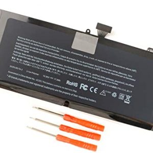 A1321 A1286 Laptop Battery for MacBook Pro 15 Inch Mid 2009 Mid 2010, Replacement for MacBook Pro Battery A1321 A1286 MC371LL/A MC372LL/A MB985 MB986 MC118 77.5WH