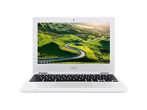 Acer Chromebook 11, 11.6" HD (1366 x 768) Resolution, Intel Celeron N3060 1.6 GHz, 4 GB DDR3L RAM, 32 GB eMMC, Chrome OS, Color: Denim White Acer America