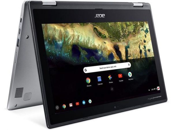 Acer Chromebook Spin 11 CP311-1H-C5PN Convertible Laptop, Celeron N3350, 11.6" HD Touch, 4GB DDR4, 32GB eMMC, Google Chrome Acer America