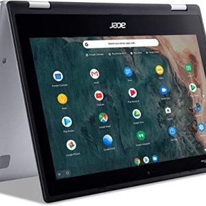 Acer Chromebook Spin 311 Convertible Laptop, Intel Celeron N4020, 11.6" HD Touch, 4GB LPDDR4, 32GB eMMC, Gigabit Wi-Fi 5, Bluetooth 5.0, Google Chrome, CP311-2H-C679