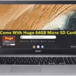 Acer Flagship 15.6inch HD Premium Chromebook - Intel Dual-Core Celeron N3060 up to 2.48GH.z, 4GB RAM, 96GB(32GB eMMC SSD + 64GB Hugo SD Card), Wireless AC, USB 3.0, Webcam, Chrome OS (Renewed) (4GB)
