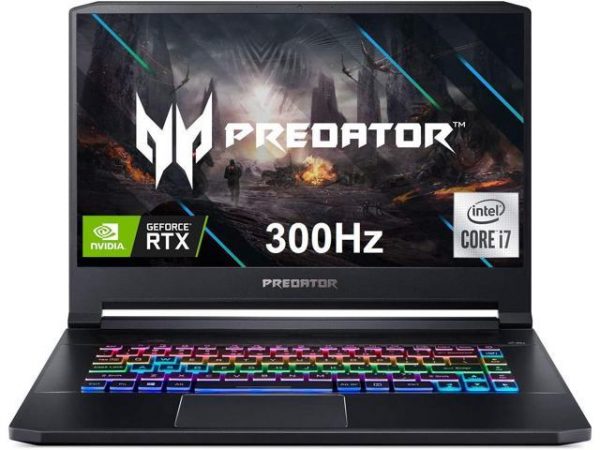 Acer Predator Triton 500 15.6" Customized Gaming Laptop | 6-Core Intel Core i7-10750 | 32GB DDR4 RAM 512GB SSD | RTX 2070 Super | 300Hz 3ms FHD | RGB Backlit | Windows 10 | Black Acer America