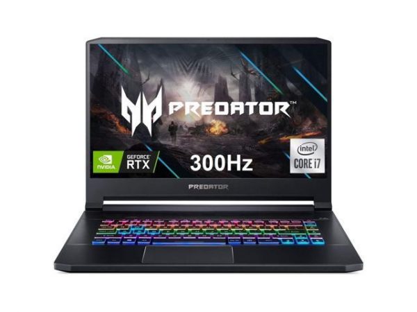 Acer Predator Triton 500 PT515-52-73L3 15.6" 16GB 512GB Intel Core i7-10750H X6 2.6GHz Win10, Black Acer America