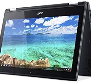 Acer R11 Convertible 2-in-1 Chromebook 11.6in IPS HD Touchscreen Intel N3150 Quad-core Up to 2.0GHz 4GB RAM 16GB SSD, Webcam, Bluetooth, Chrome OS Black (Renewed)