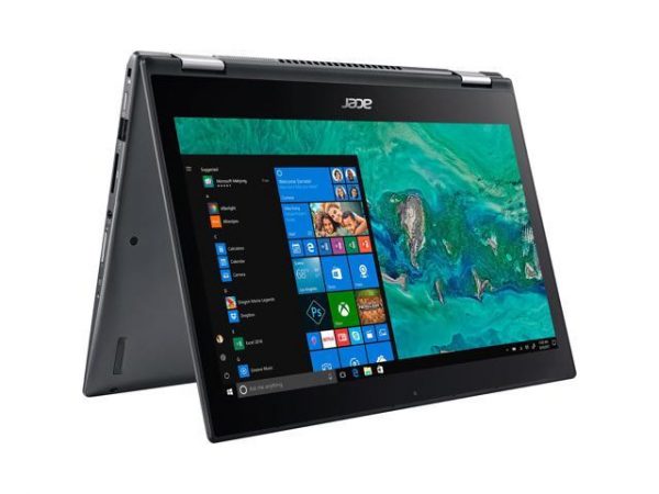 Acer Spin 5 SP513-53N-70KD 13.3" Touchscreen 2 in 1 Notebook - 1920 x 1080 - Core i7 i7-8565U - 16 GB RAM - 512 GB SSD - Steel Gray Acer America