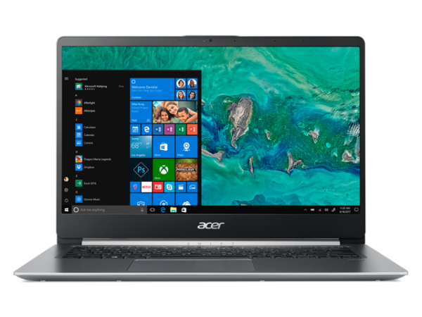 Acer Swift 1, 14" Full HD Notebook, Intel Pentium Silver N5000, 4GB, 64GB SSD, Windows 10 Home in S mode, Office 365 Personal 1-Year, SF114-32-P2PK (Google Classroom Compatible) Acer America