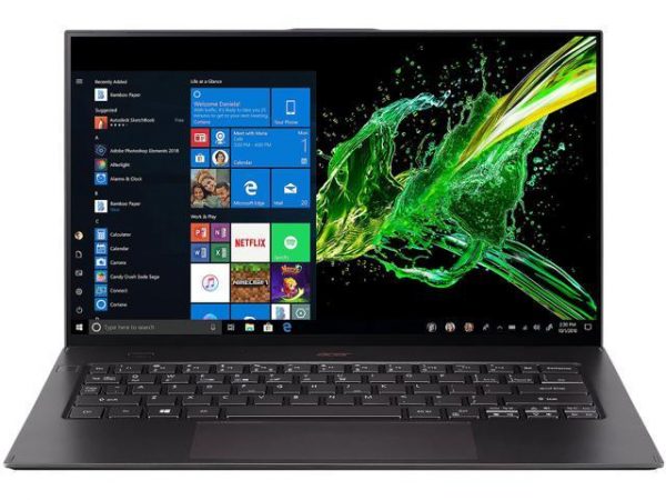 Acer Swift 7 SF714-52T-70CE 14" Touchscreen Notebook - 1920 x 1080 - Core i7 i7-8500Y - 16 GB RAM - 512 GB SSD - Black Acer America