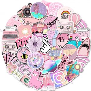 Aithney 100 PCS Stickers Funny Cute Stickers for Teens, Girls, Adults Stickers Suitable for Water Bottles, Laptop, Phone, Hydro Flask Vinyl Waterproof Aesthetic Sticker Pack
