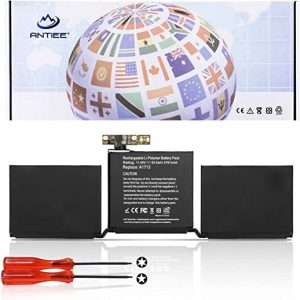 ANTIEE A1708 A1713 Battery Replacement for MacBook Pro 13-inch Late 2016 Mid 2017 EMC 2978 EMC 3164 MPXQ2LL/A MLL42LL/A MLUQ2LL/A MPXR2LL/A MPXU2LL/A MPXT2LL/A MacBookPro13,1 14,1 54.5Wh 4781mAh