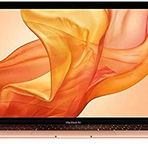 Apple 2018 13.3in MacBook Air, Mac OS, Intel Core i5, 1.6 GHz, Intel UHD Graphics 617, 128 GB, Gold (Renewed)