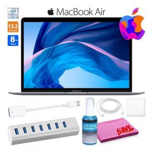 Apple MacBook Air 13.3" Laptop 512GB Intel i5 (2020, Space Gray) Advanced Bundle Apple