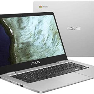 Asus Chromebook 14" HD Anti-Glare Nano-Edge Display Laptop Computer, Intel Celeron N3350 up to 2.4GHz, 4GB DDR4, 64GB eMMC Flash Memory, HD Webcam, 802.11ac, Bluetooth, USB-C, MicroSD, Chrome OS