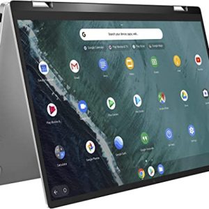ASUS Chromebook Flip C434 2-In-1 Laptop- 14" Full HD 4-Way NanoEdge Touchscreen, Intel Core M3-8100Y Processor, 8GB RAM, 64GB eMMC Storage, Backlit KB, Chrome OS- C434TA-DS384T Silver